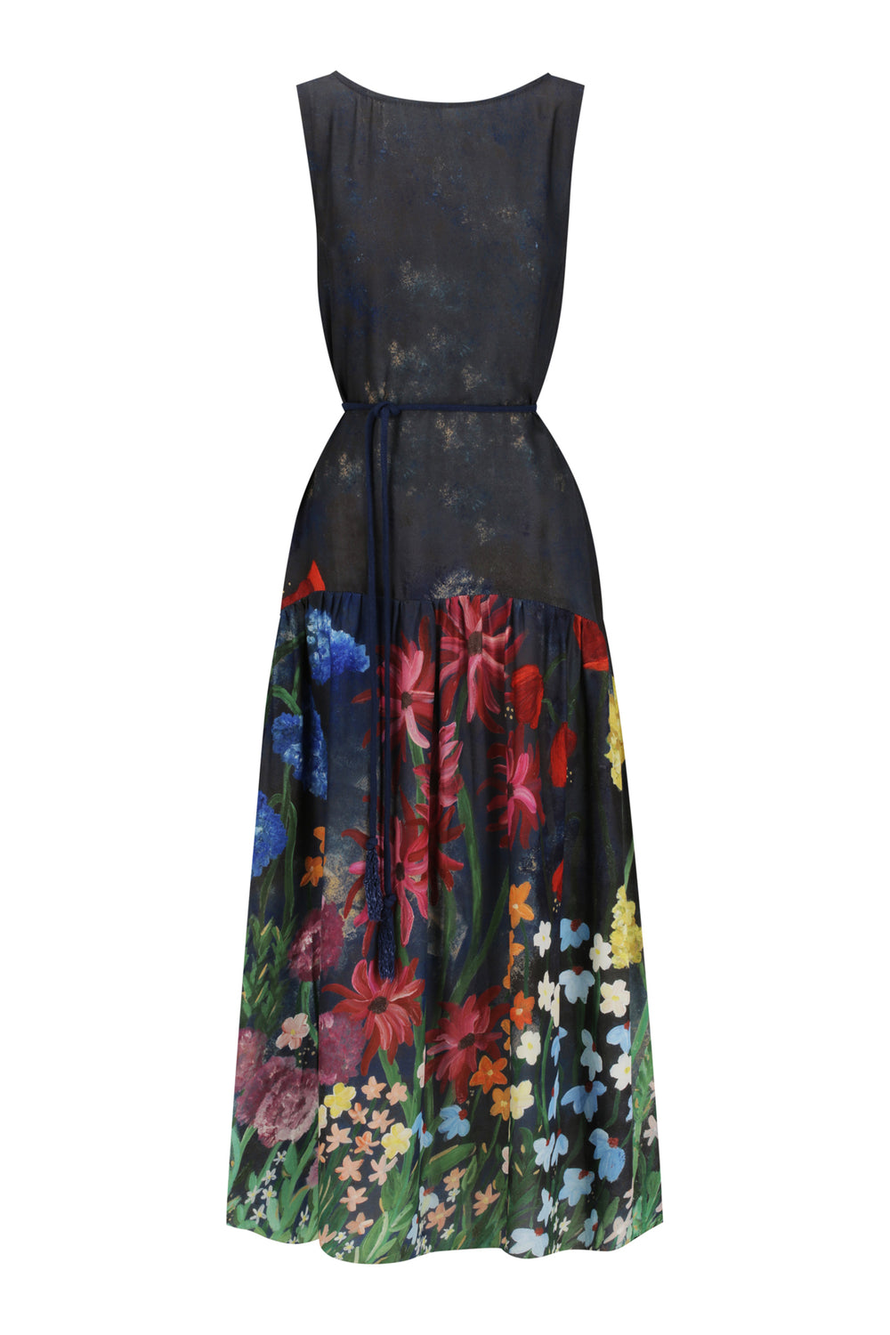 Flora Maxi Dress - Navy - Frank And Dollys