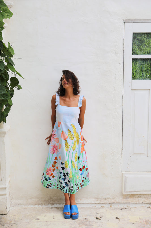 Flora Midi - Sky - Frank And Dollys