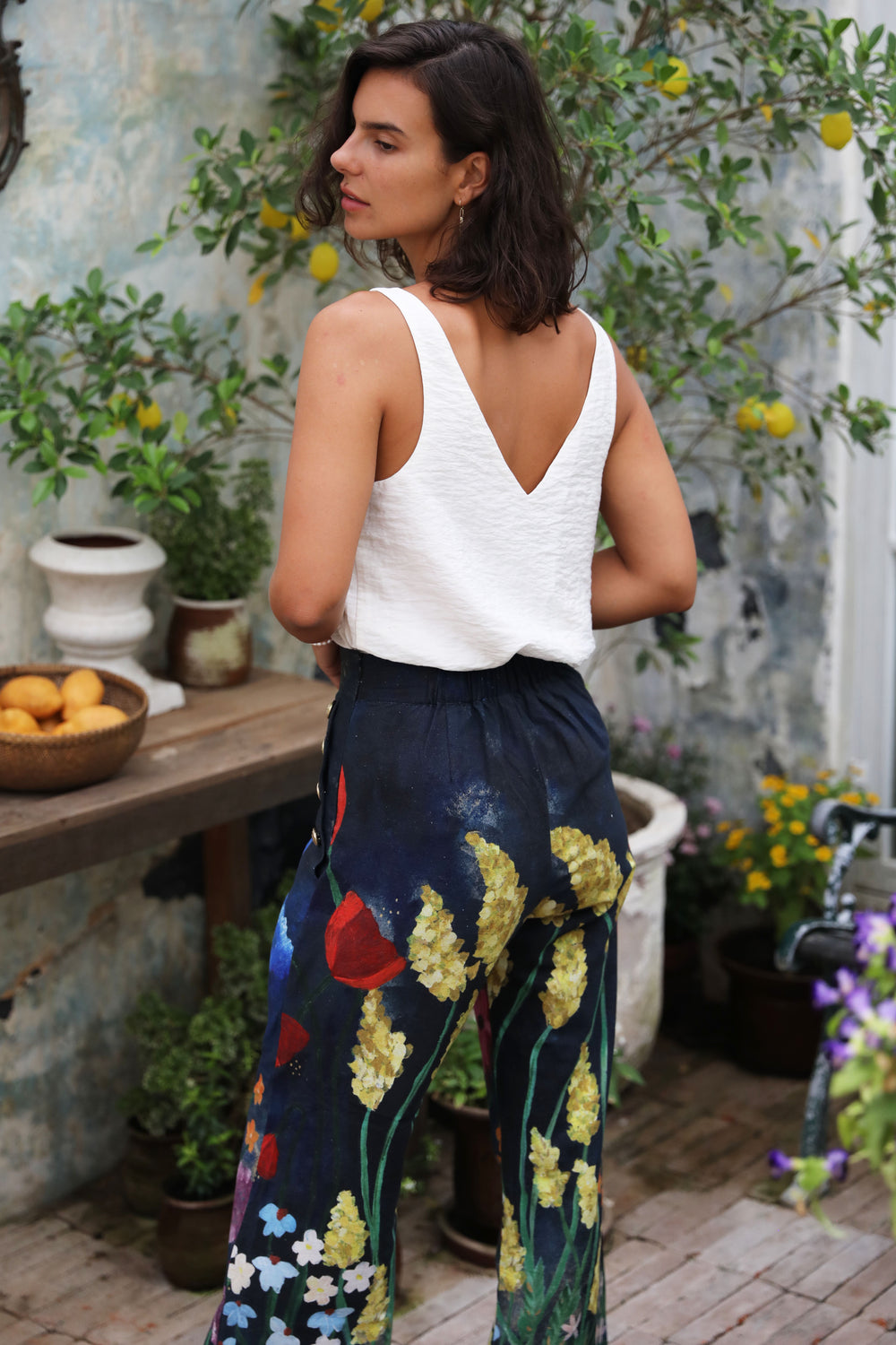 Flora Pants - Navy