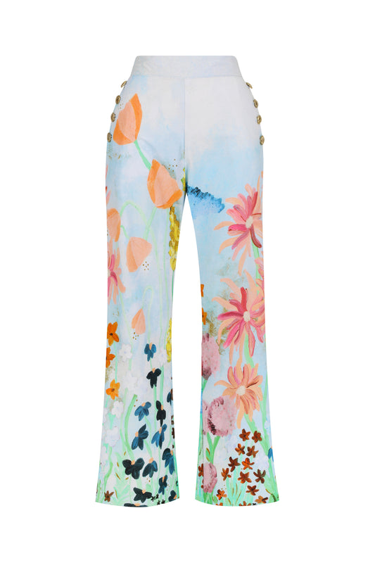Flora Pants - Sky - Frank And Dollys