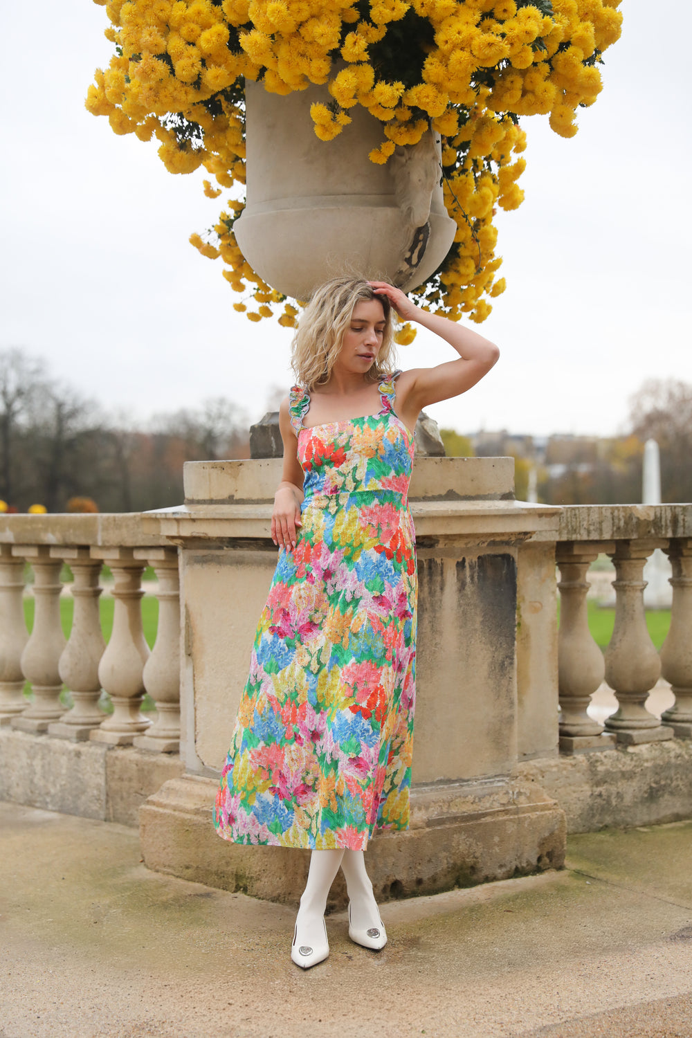 Jardin Midi Dress - Frank And Dollys