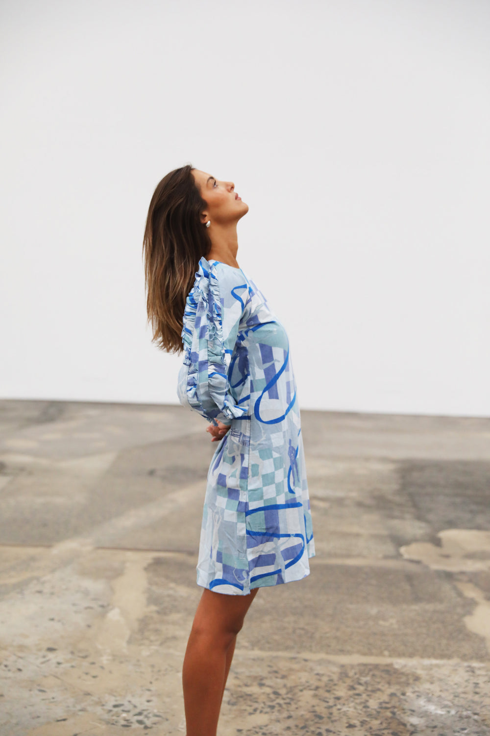 Main Street Icon Dress - Blue