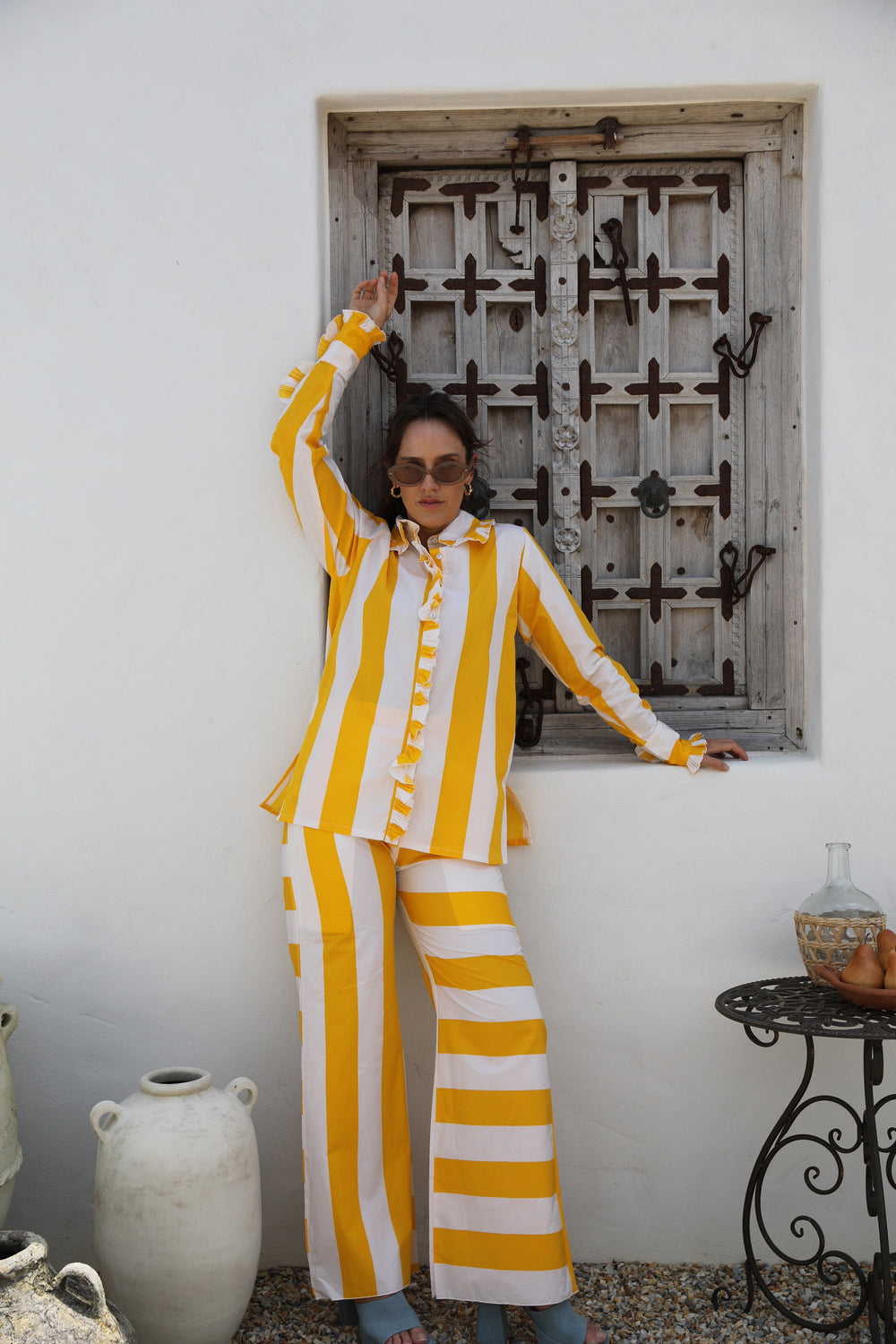Paloma Pants - Limone - Frank And Dollys
