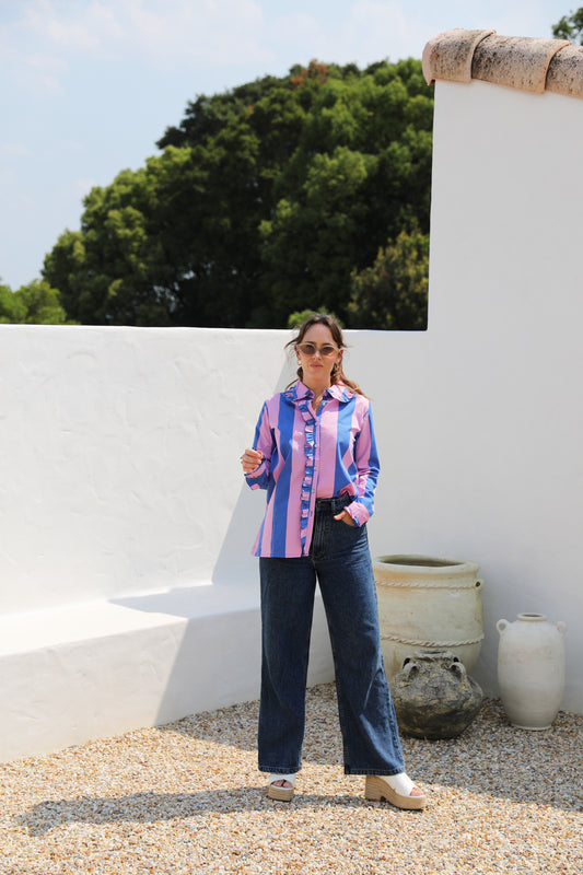 Paloma Shirt - Marino - Frank And Dollys