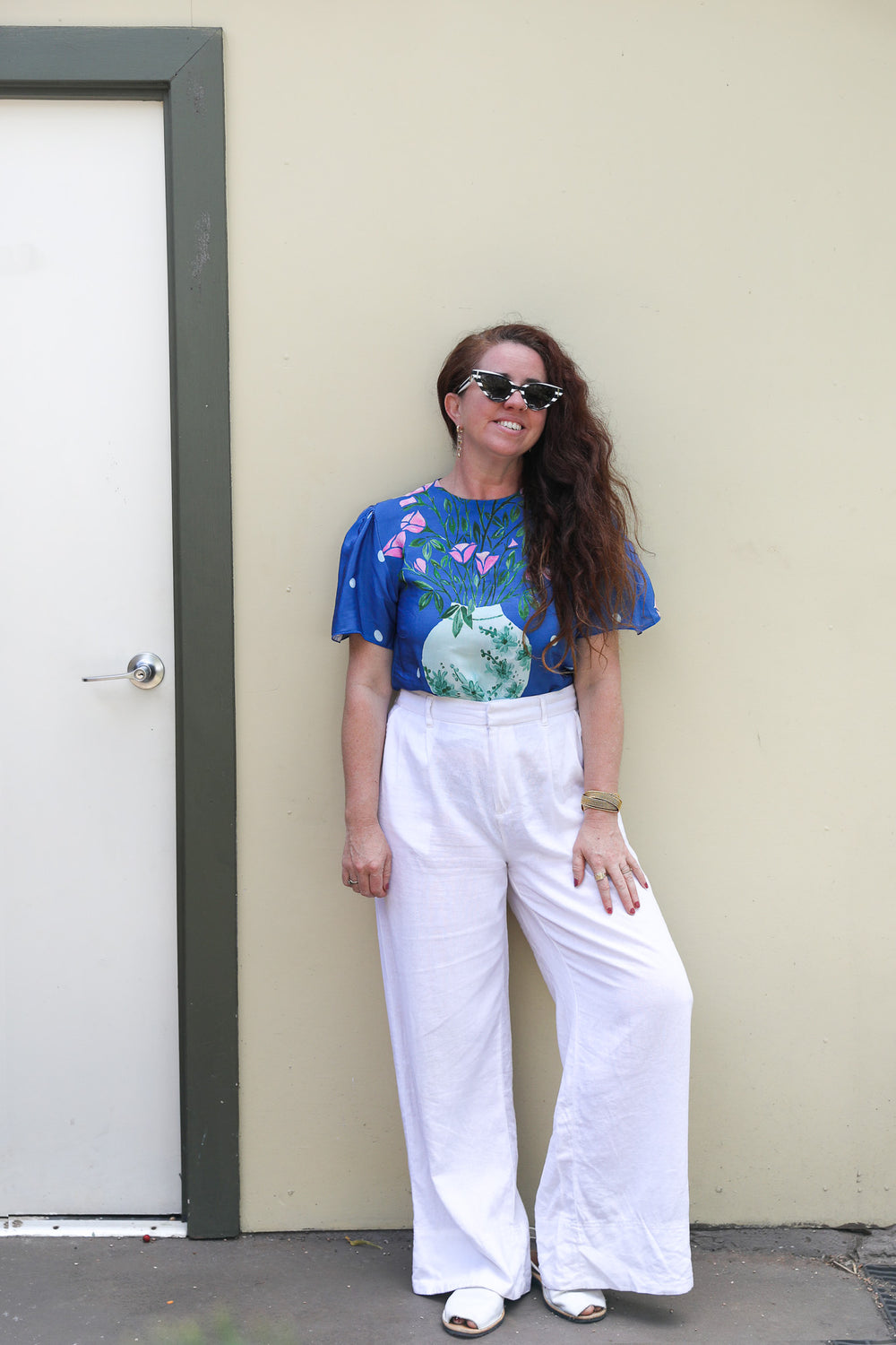 Rosé Blouse - Blue - Frank And Dollys