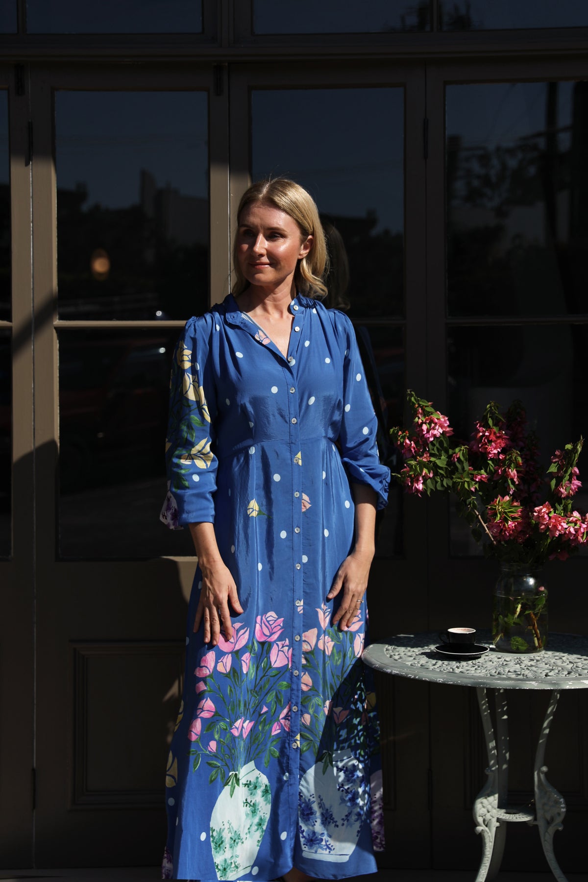 Rosé Gown - Blue