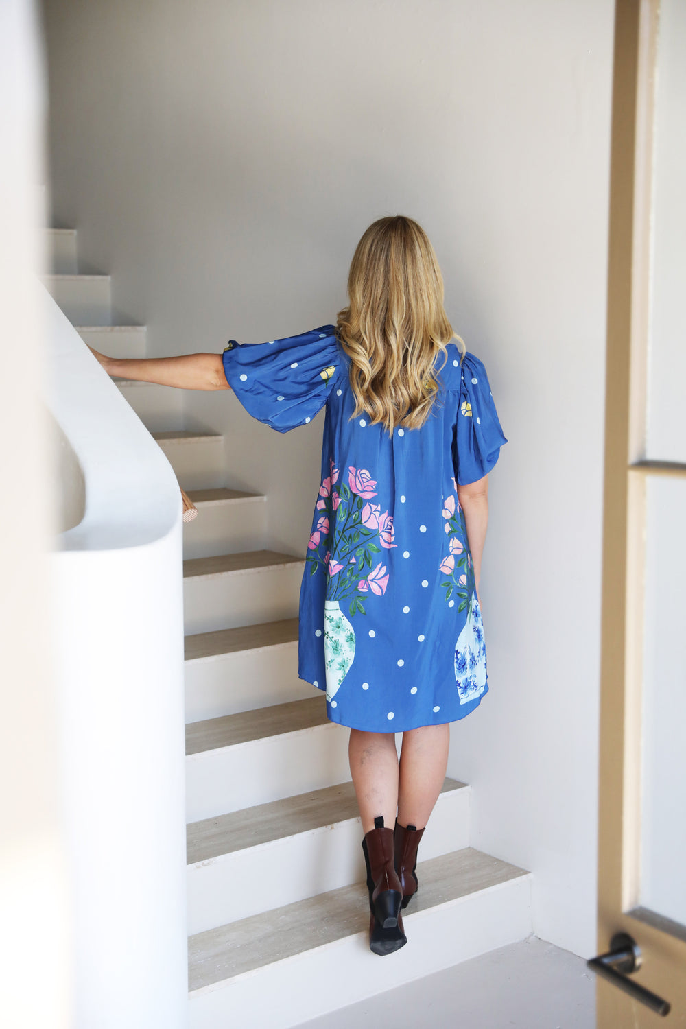 Rosé Party Dress - Blue