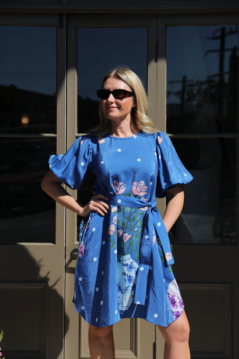 Rosé Party Dress - Blue