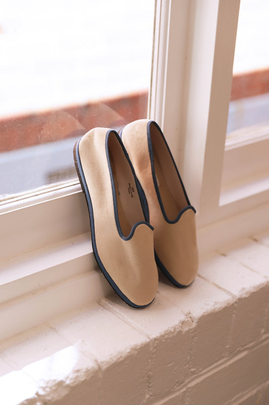 Velvet Shoes - Creme - Frank And Dollys