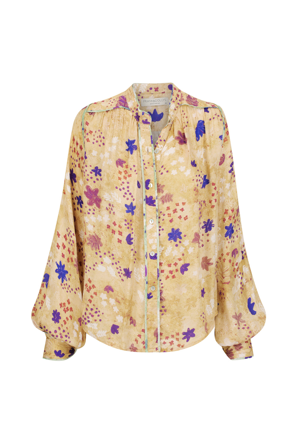 Viamo Blouse - Gold - Frank And Dollys
