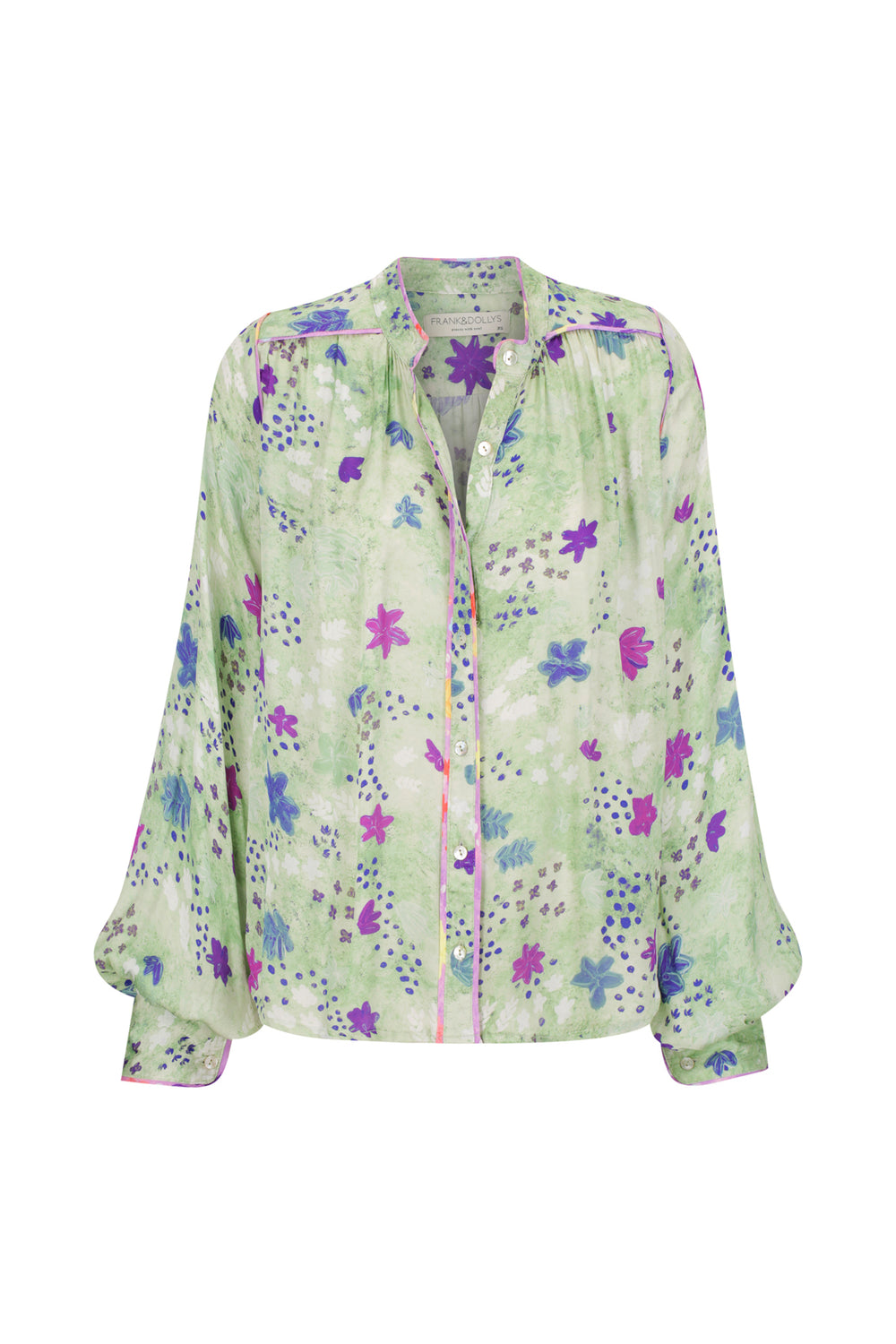 Viamo Blouse - Sage - Frank And Dollys