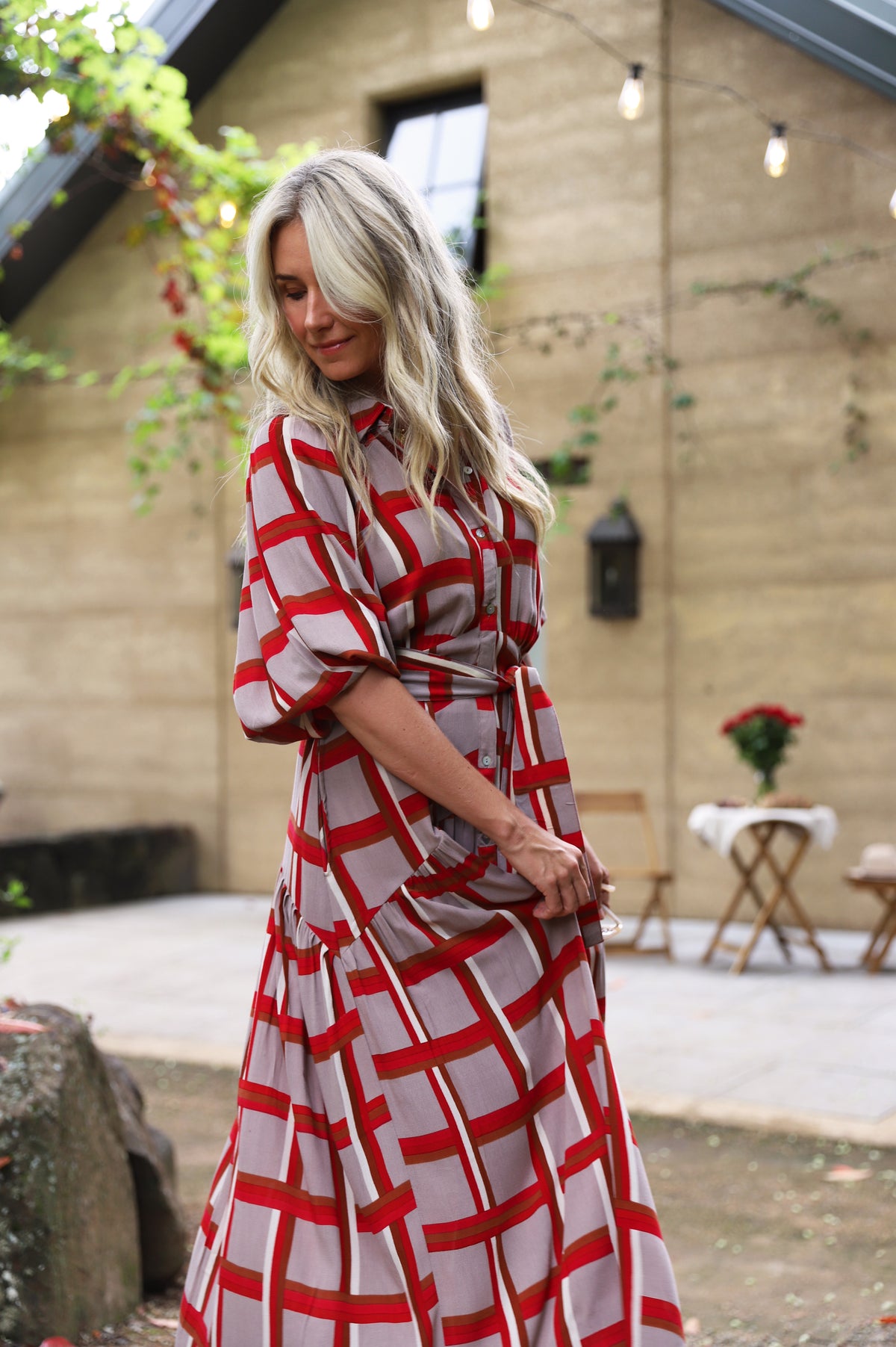 San Polo Gown - Rouge