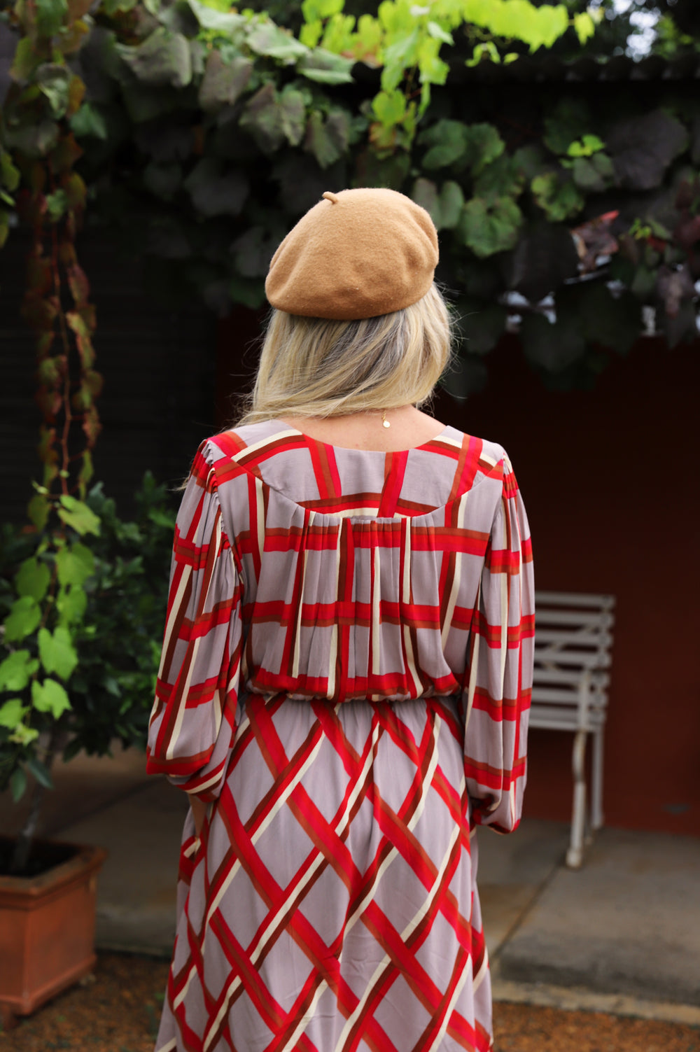 San Polo Camille Dress - Rouge