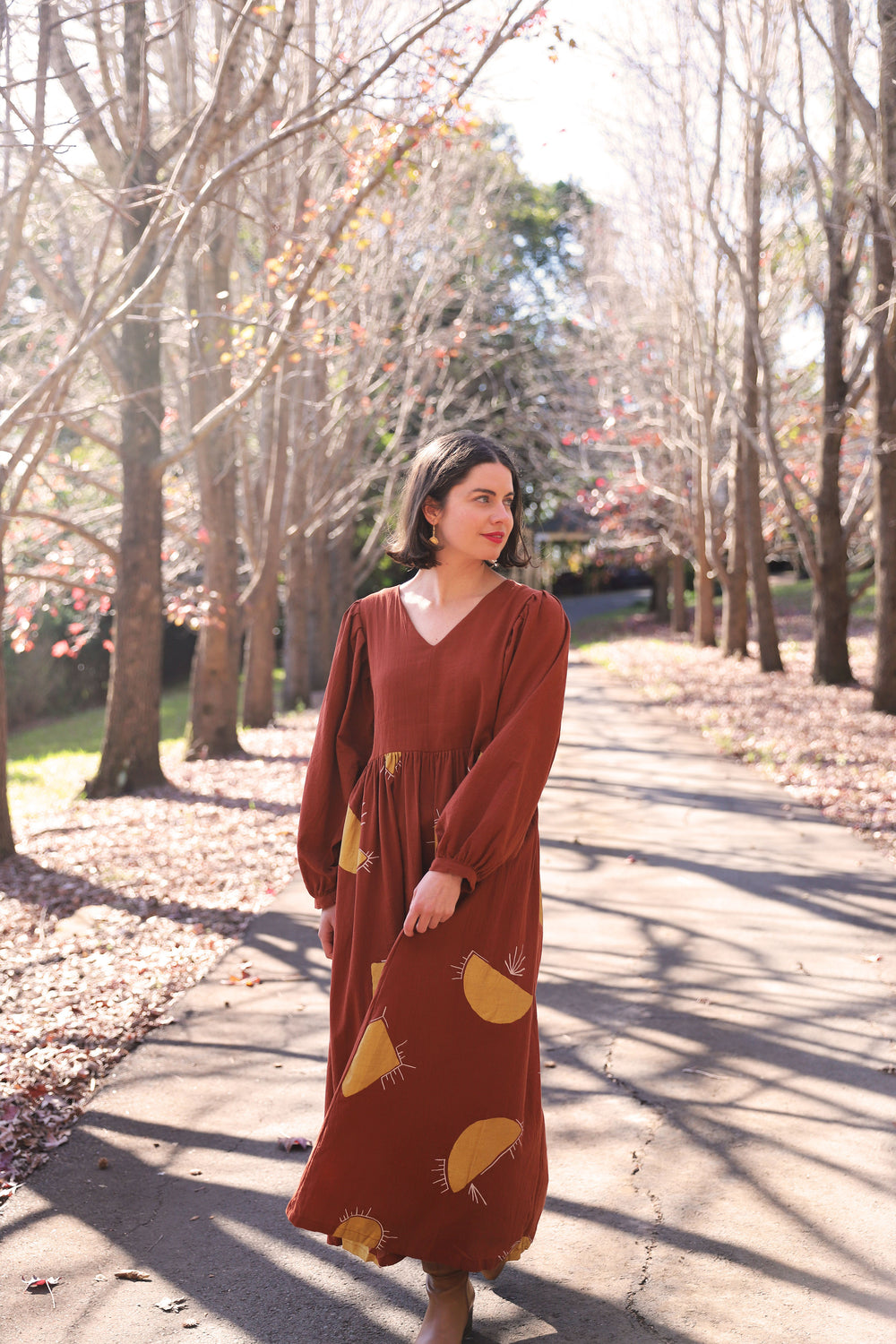 Serenade Maxi Dress - Rust