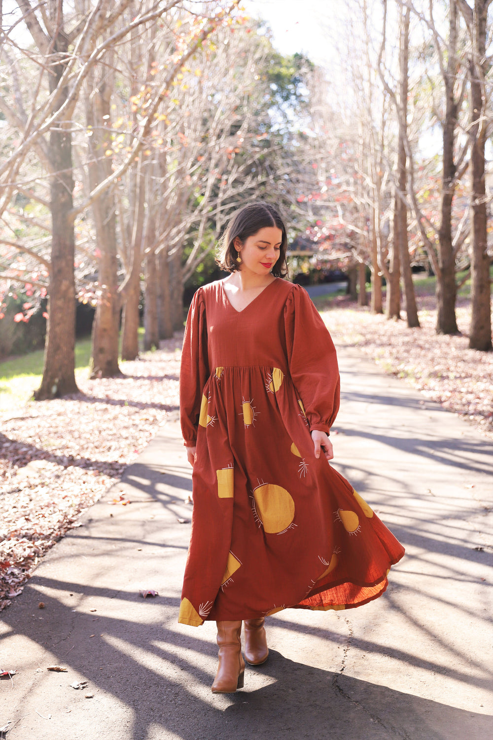 Serenade Maxi Dress - Rust