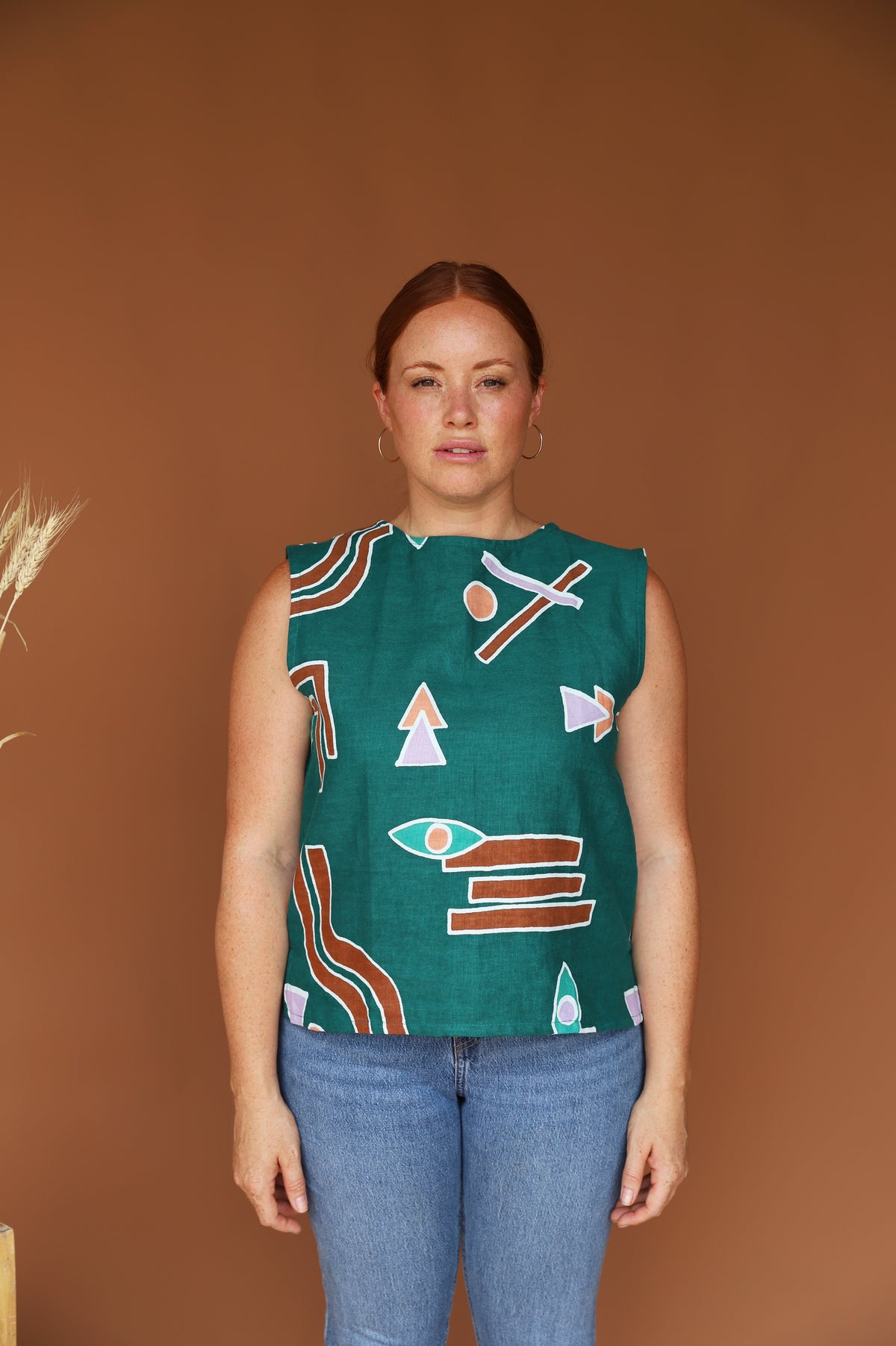 Remnant Staple Top - Temple Emerald