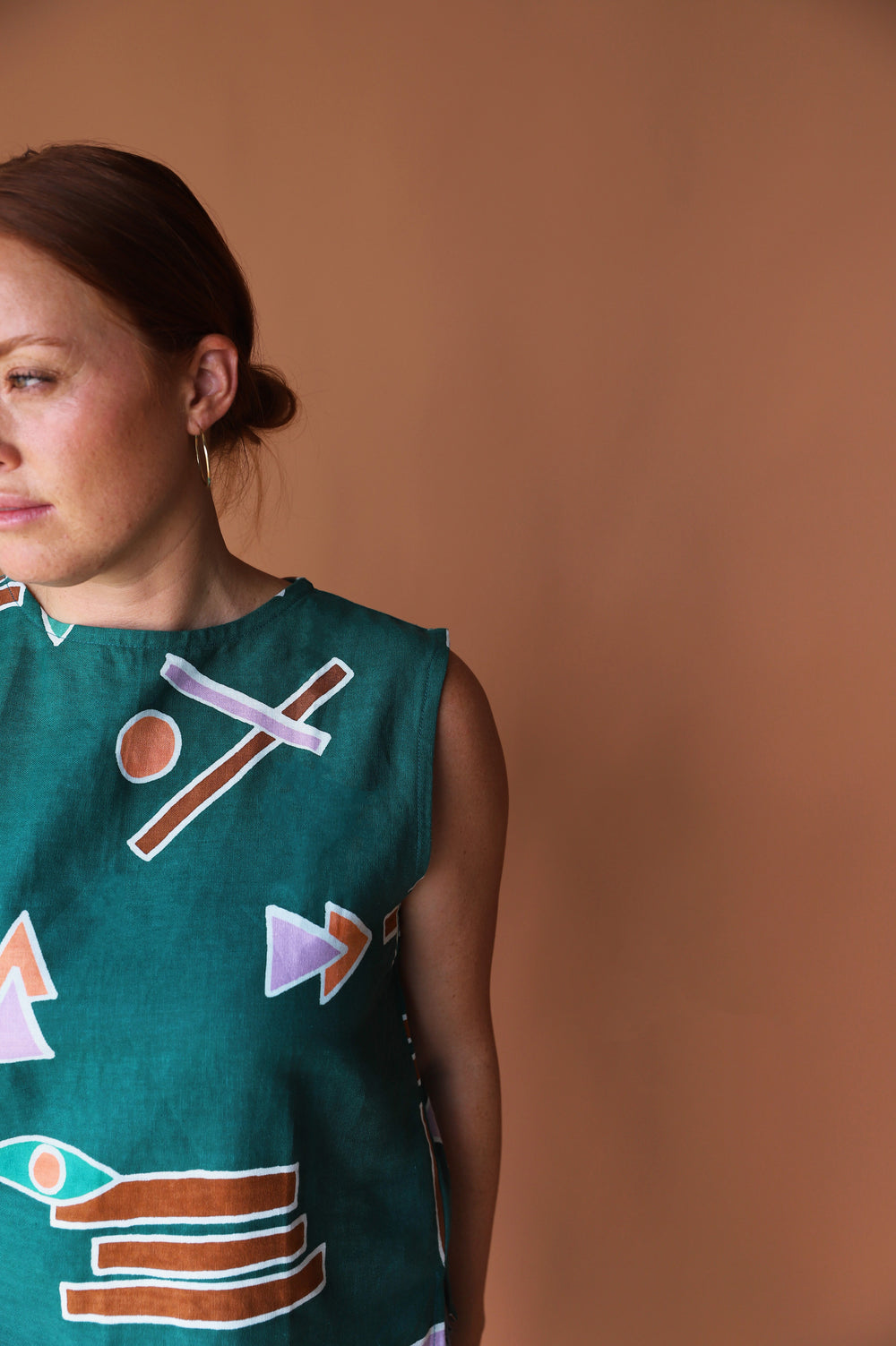 Remnant Staple Top - Temple Emerald