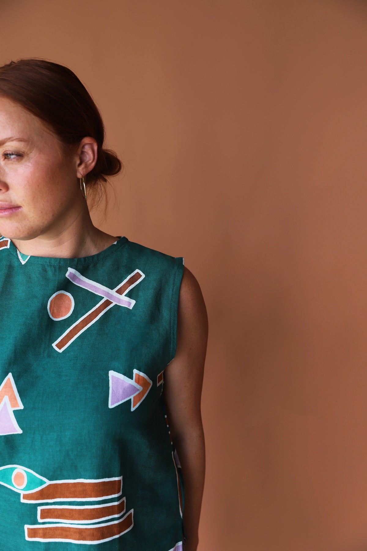 Remnant Staple Top - Temple Emerald