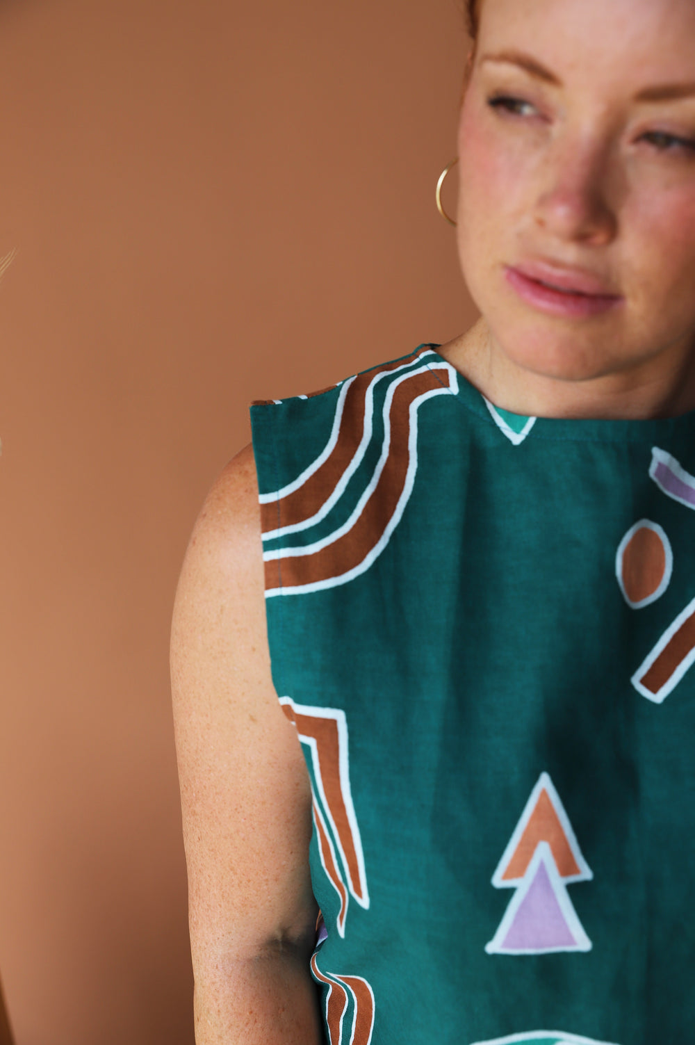 Remnant Staple Top - Temple Emerald